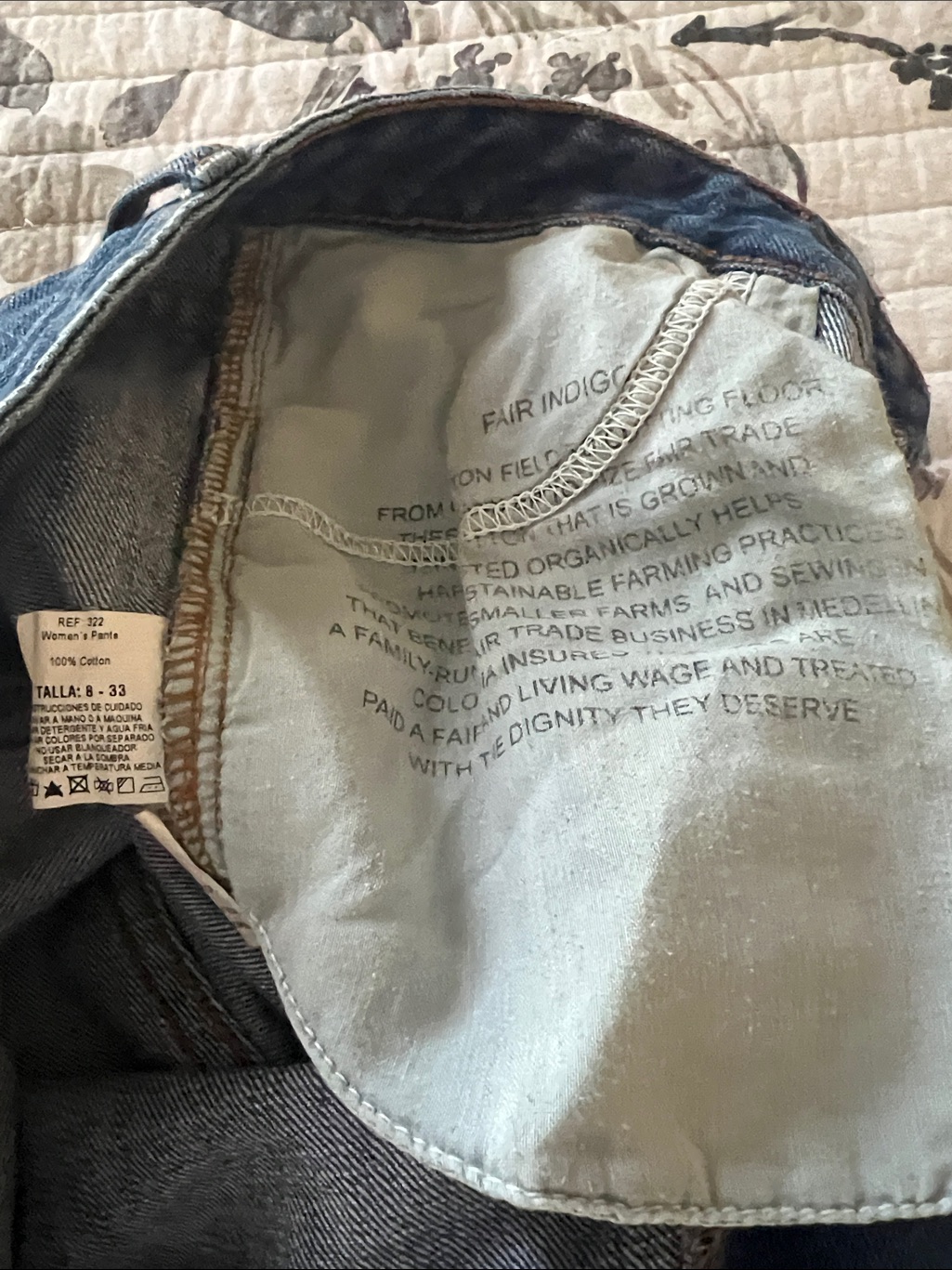 High-Rise Wide Leg Women’s Jeans In Medium Blue Denim — image 2 of 3